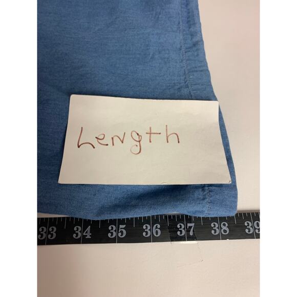 Old Navy Romper Womens SZ XXL/TTG Blue Short Causal NWT Relaxed Fit Summer Beach - Picture 10 of 10